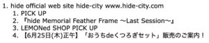 hide-cityのHTML 5 Outlinerの結果